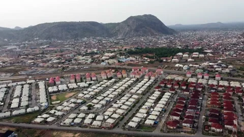 Mountain city Stock Footage 185653482