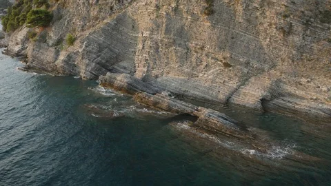 Mountain cliff Stock Footage 129823118