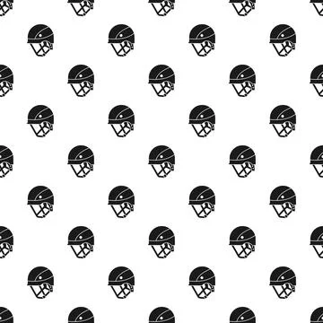 Mountain climb helmet pattern seamless vector Illustrazione stock