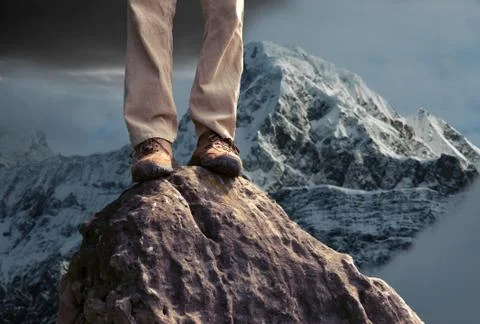 Mountain Climber Stock Photos