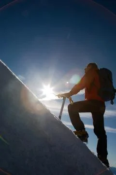 Mountain climber Stock Photos