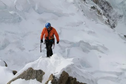 Mountain climber Stock Photos