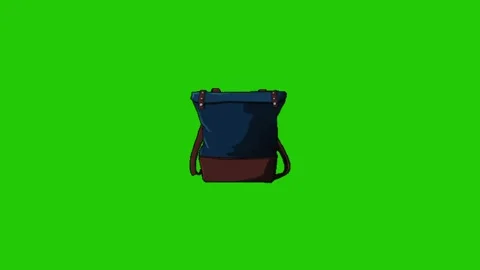 Mountain climbing animation on chroma key background 库存影片 332209727