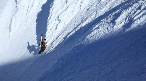 Mountain Climbing Stock Footage 32026934