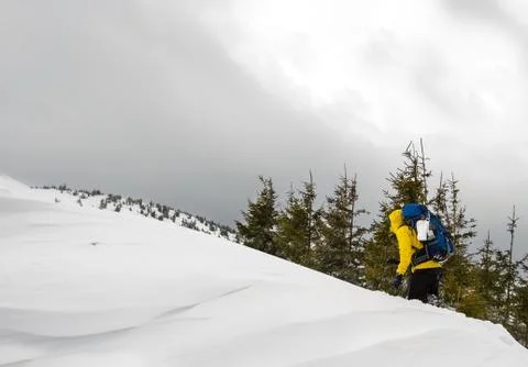 Mountain climbing. Stock Photos
