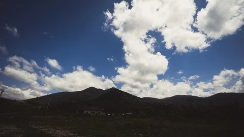 Mountain Cloud Stock Footage 128720894