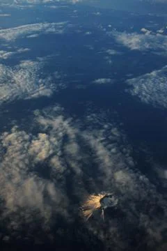 Mountain in cloud Stock Photos