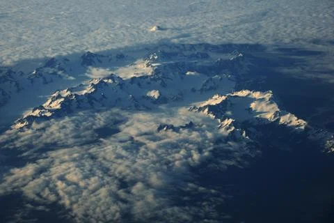 Mountain in cloud Stock Photos