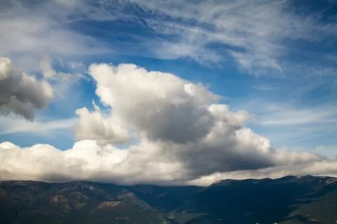 Mountain cloud Stock Photos
