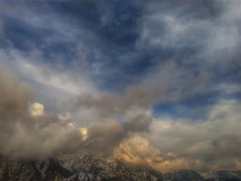 Mountain cloud Stock Photos
