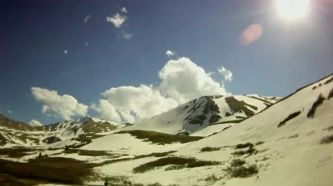 Mountain Cloud Time Lapse Video stock 45970546