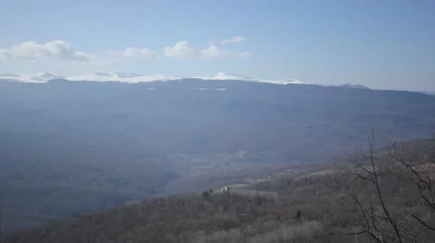 Mountain cloud timelapse Video stock 58321032