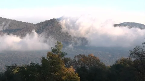 Mountain Cloud Timelapse, Sierra Nevadas, CA Stock Footage 8601695