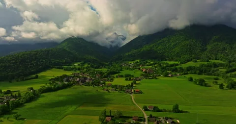 Mountain cloud top view landscape. Beautiful nature France natural landscape Stockbeeldmateriaal 276414280