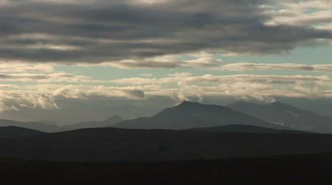 Mountain cloud Wales time lapse formation Stock-Footage 45152877