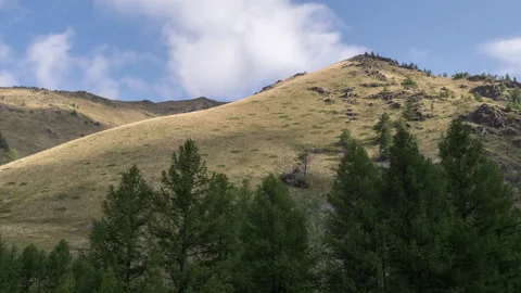 Mountain, clouds and shadows Stock Footage 163379088