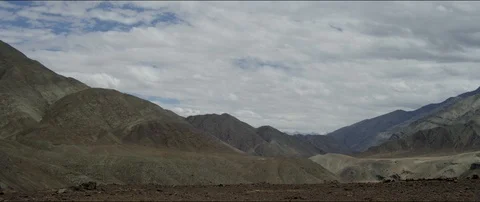 Mountain with clouds Stock Footage 106815433
