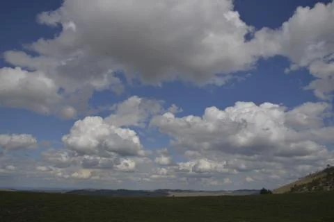 Mountain, clouds, nature Stock Photos