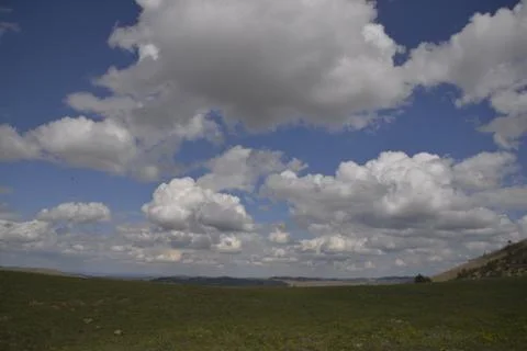 Mountain, clouds, nature Stock Photos