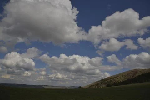 Mountain, clouds, nature Stock Photos