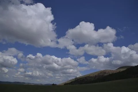 Mountain, clouds, nature Stock Photos
