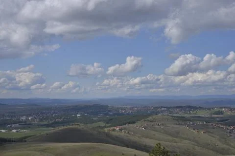 Mountain, clouds, nature Stock Photos