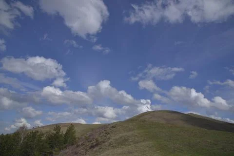 Mountain, clouds, nature Stock Photos