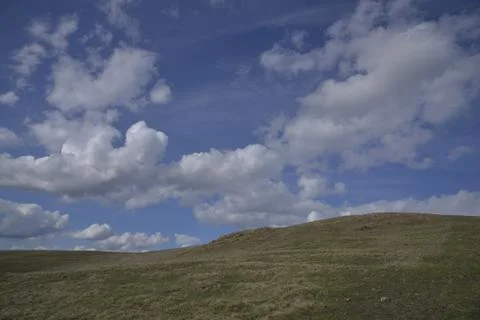 Mountain, clouds, nature 스톡 사진