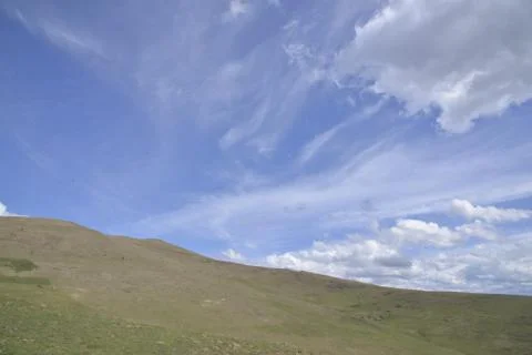 Mountain, clouds, nature Stock Photos