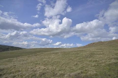 Mountain, clouds, nature 스톡 사진