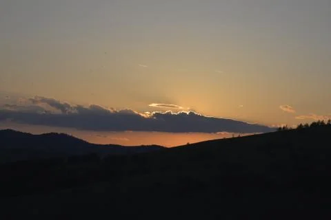 Mountain, clouds, nature Stock Photos