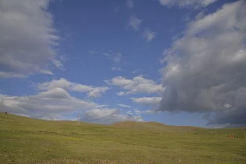 Mountain, clouds, nature Stock Photos