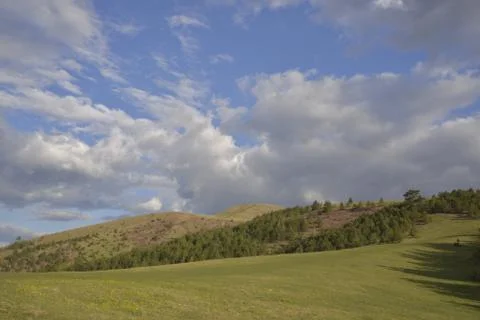 Mountain, clouds, nature Stock Photos