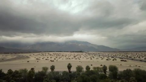 Mountain Clouds | Palm Springs | Timelapse | 4K Stock-Footage 230071847