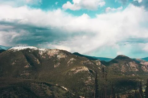 Mountain Clouds 스톡 사진