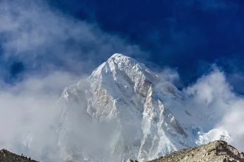 Mountain in the clouds 写真素材