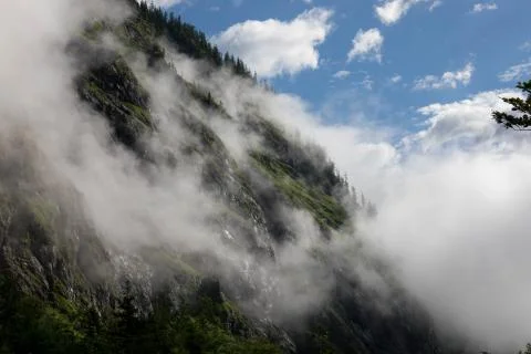 Mountain Clouds Stock Photos