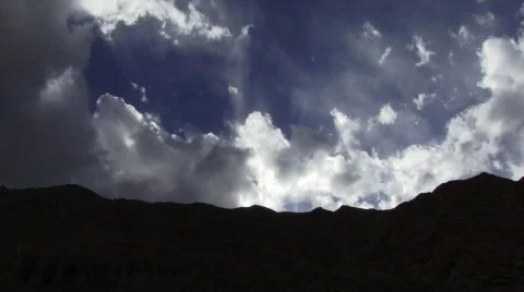 Mountain clouds time lapse 4 스톡 동영상 268008