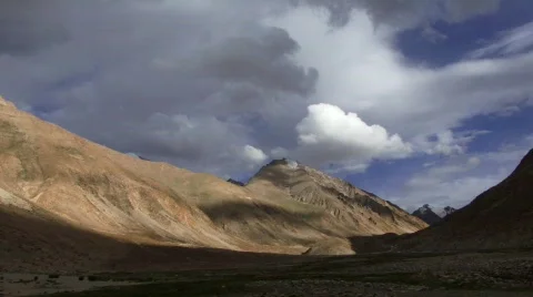Mountain clouds time lapse Stock Footage 267995
