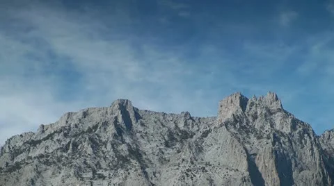Mountain Clouds Time Lapse Video stock 22286126