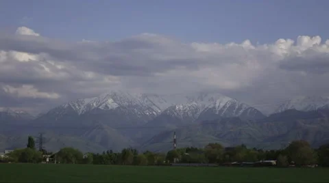 Mountain Clouds Time Lapse 스톡 동영상 64213446