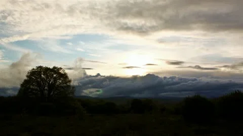 Mountain Clouds Timelapse Stock Footage 10806303