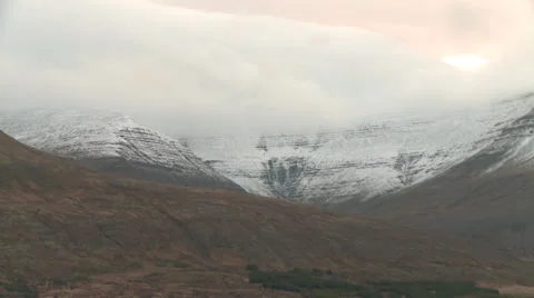 Mountain Clouds timelapse Stock Footage 32013978