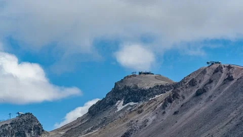 Mountain clouds timelapse Stock Footage 130230523