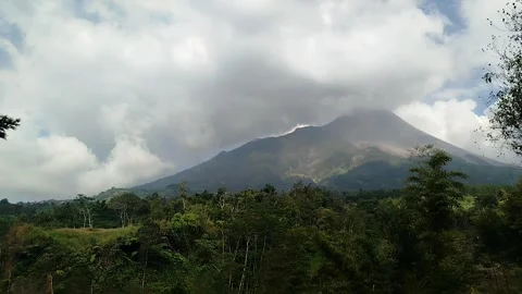 Mountain cloudy fog Stock Footage 341827943