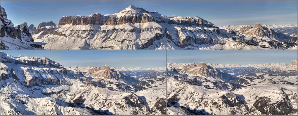 Mountain Collage Stock Photos