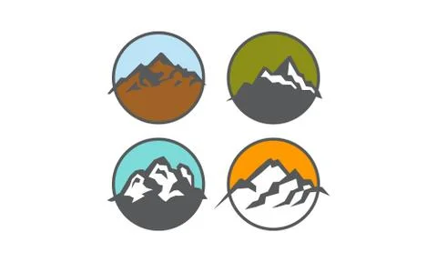 Mountain Collection Stock-Illustration