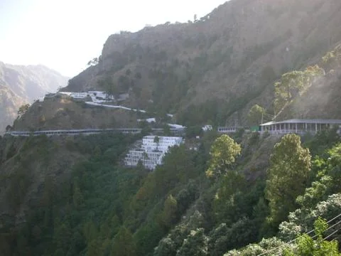A mountain community Stock Photos