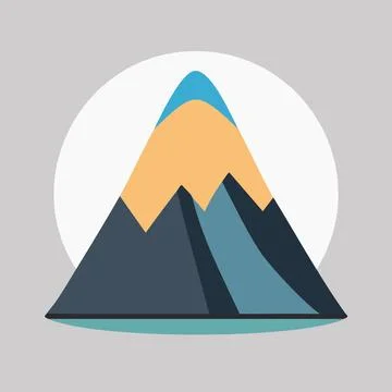Mountain concept with icon design, vector illustration Stock-Illustration