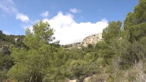 The mountain in Costa azahar Stock Footage 92101841
